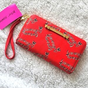 Betsey Johnson Bow Zip Wallet NWT